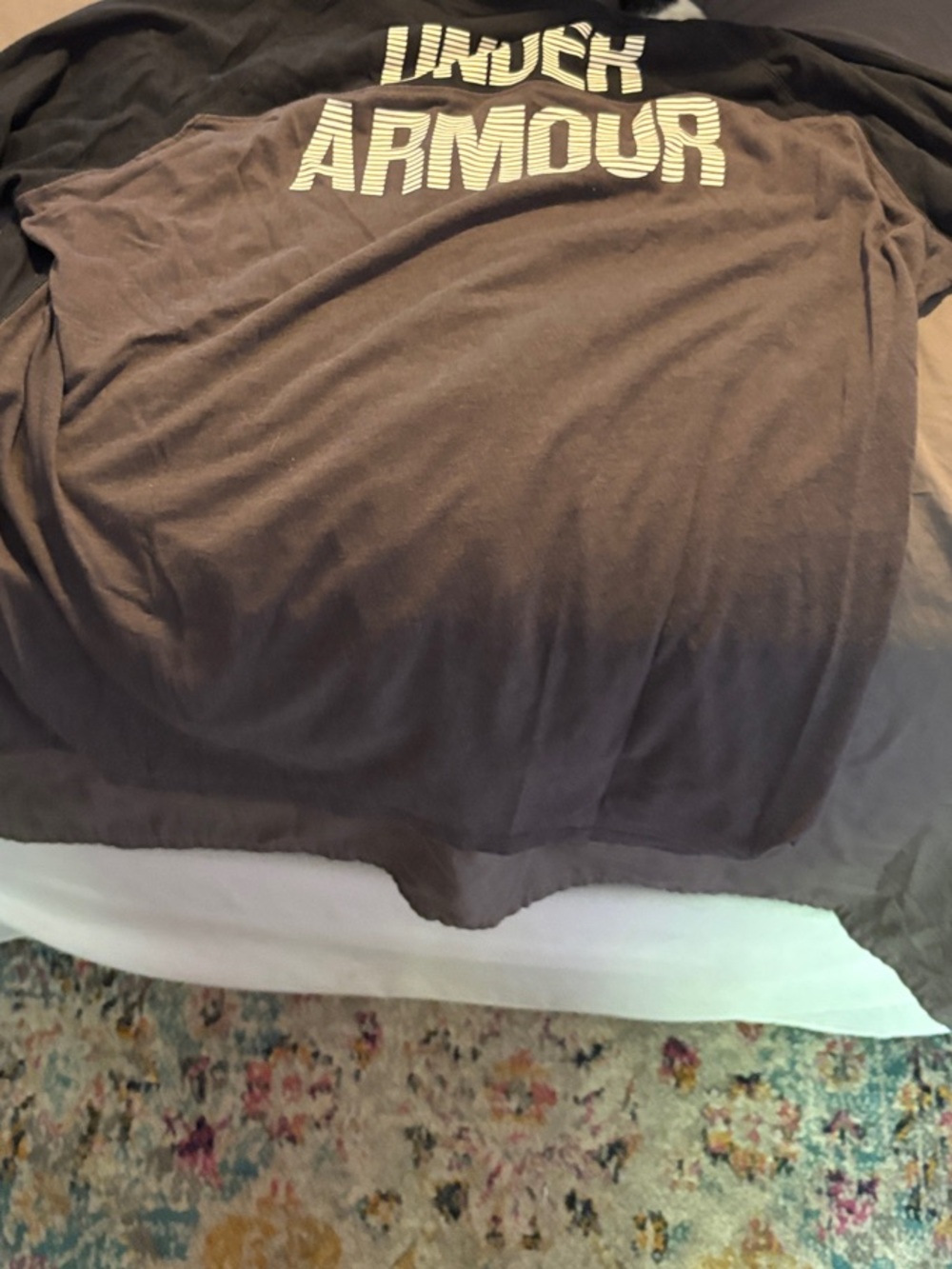 Under Armour Two-Tone Long Sleeve Tee - Black and Gray